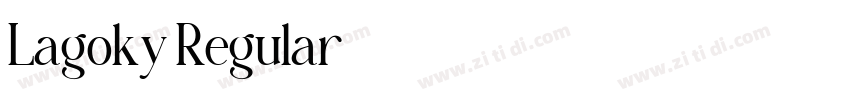 Lagoky Regular字体转换 Lagoky Regular字体转换
